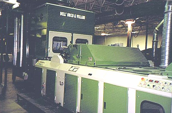 DELL 'ORCO Tearing Line, 2 meters x 6 cylinders, 1997 yr: