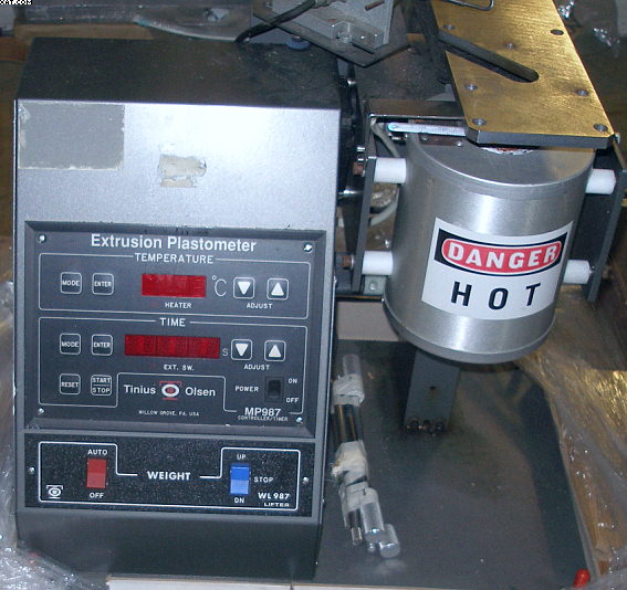 TINIUS OLSEN Extrusion Plastometer Melt Flow Tester,